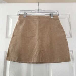 Forever 21 Corduroy A-Line Mini Skirt